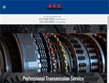 Tablet Screenshot of milwaukeetransmissions.com
